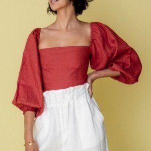 POSSE Exclusive Penny Top - Strawberry Red - XS/S